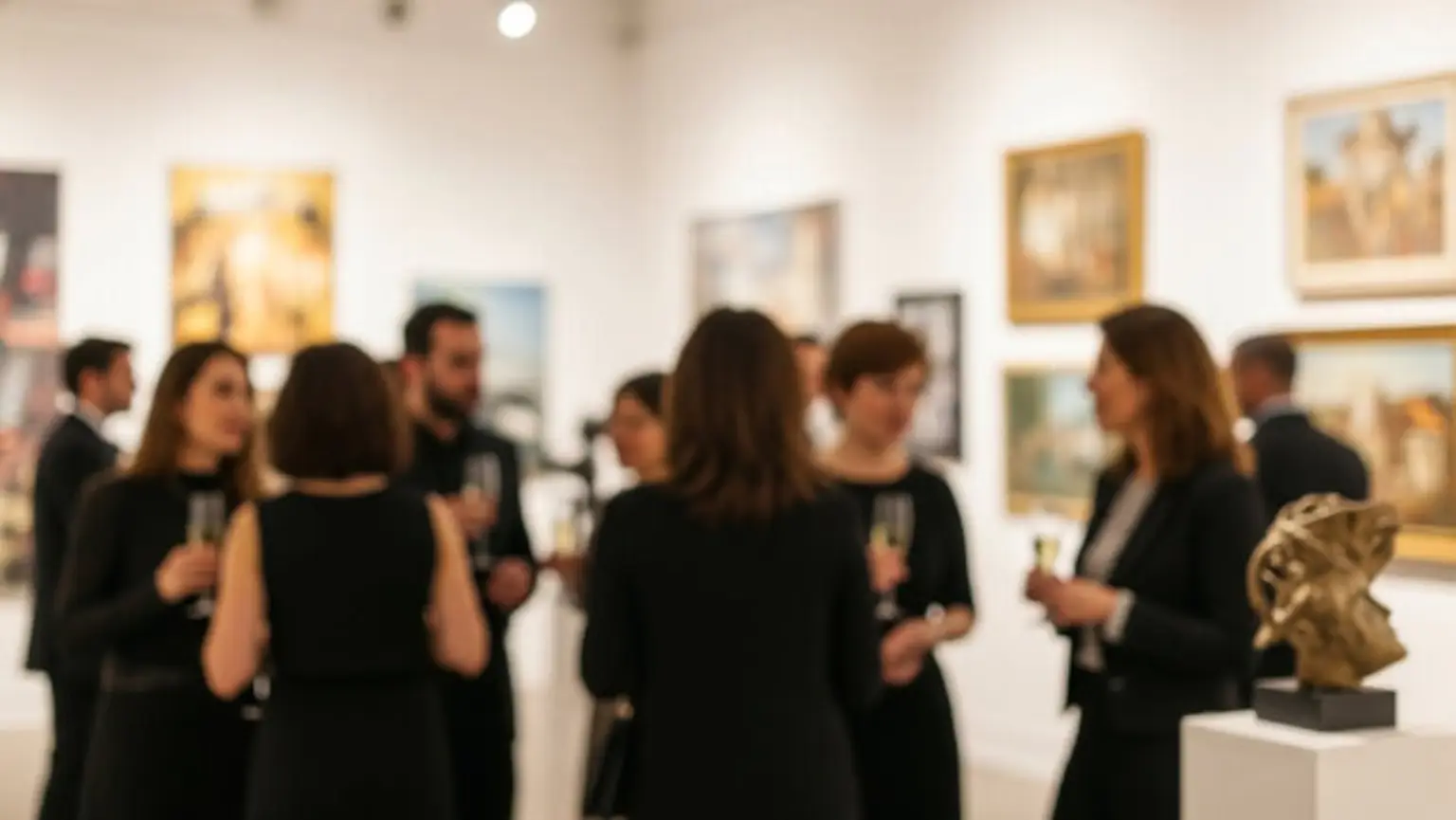 Inauguración de galería de arte