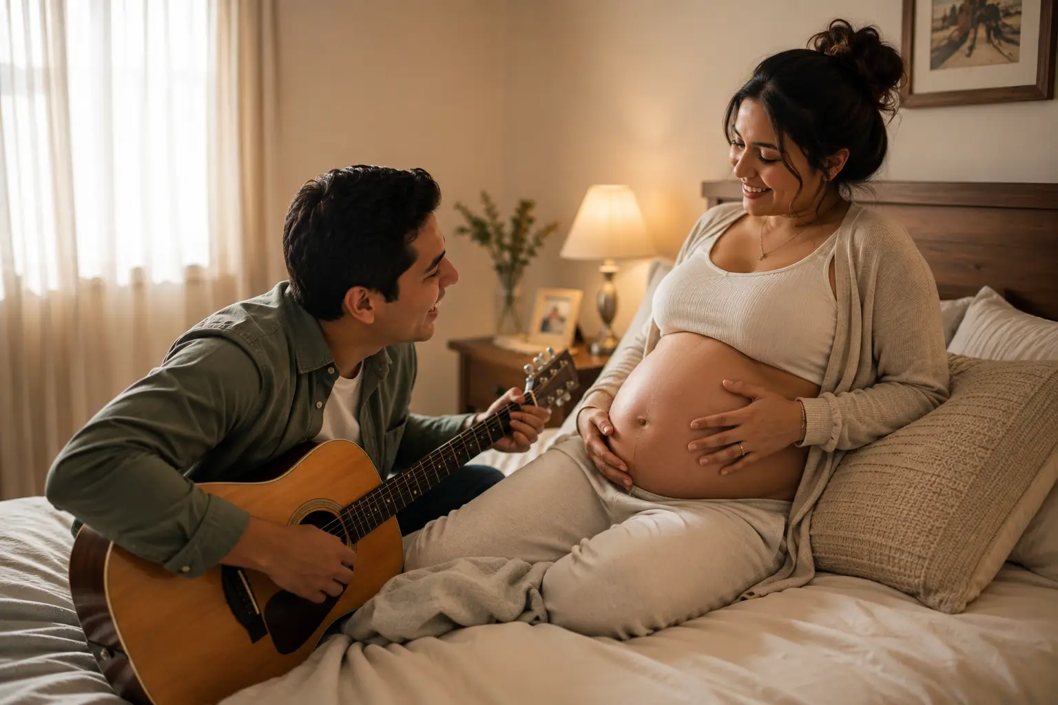 Jaime y Kimberly esperando a su bebé