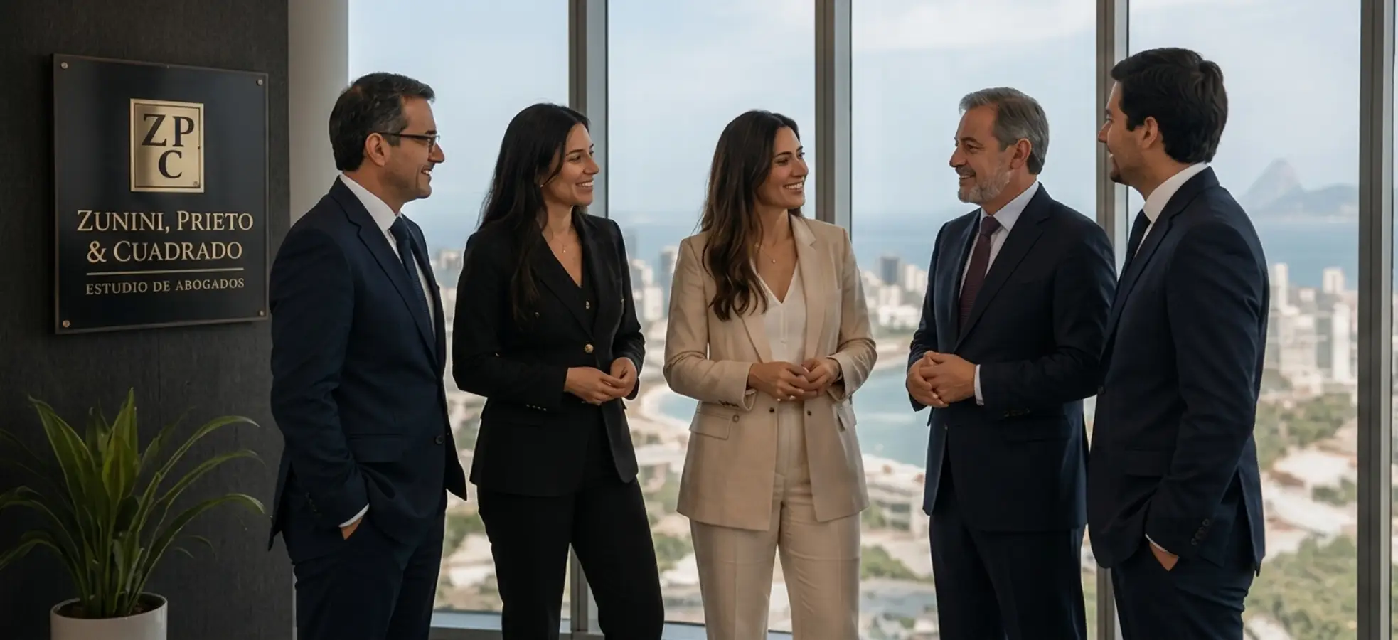Equipo durante una reunión
