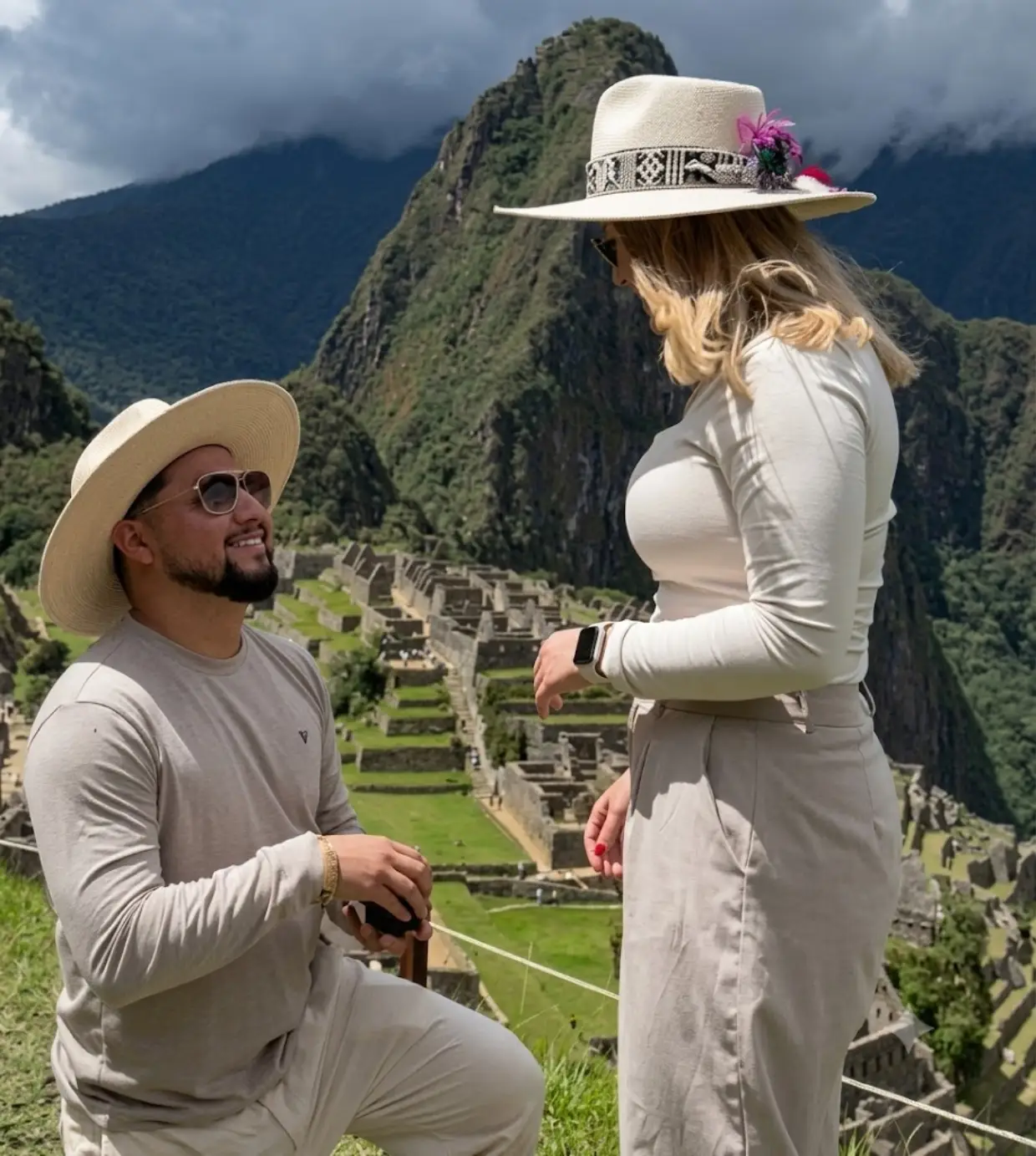 En Machu Picchu