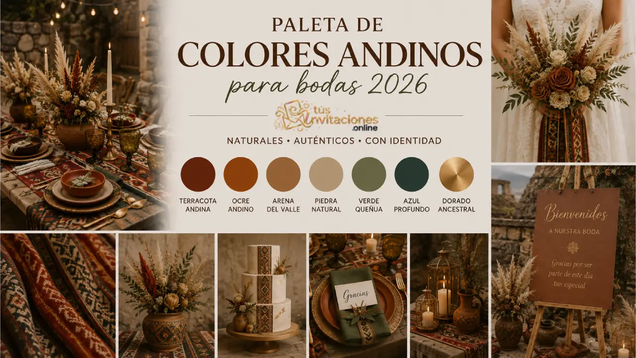 Decoración andina e inspiración inca para bodas 2026
